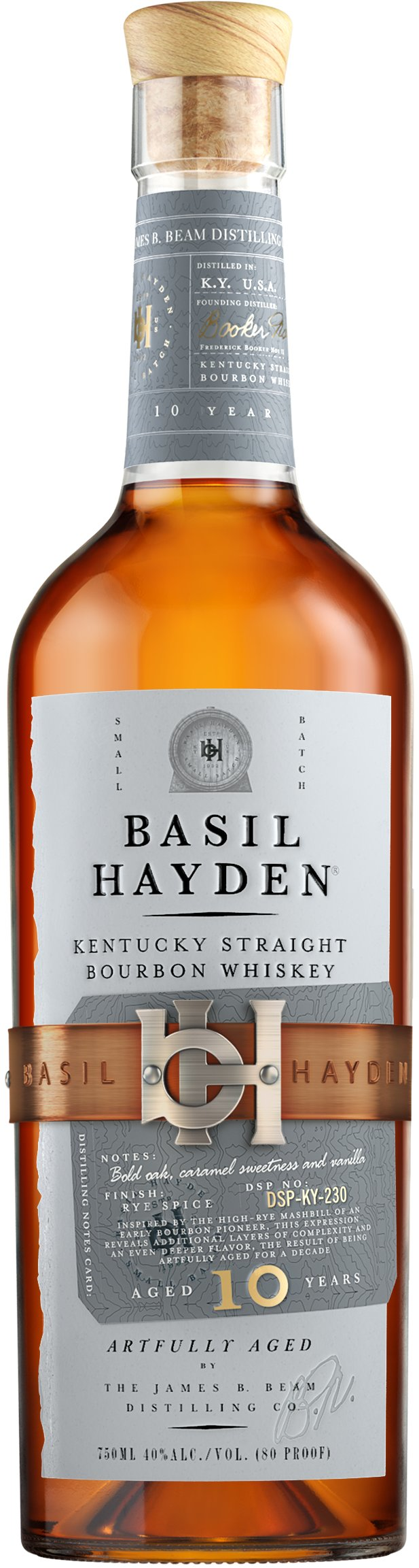 Basil Hayden 10 Year Old Bourbon - 80 proof