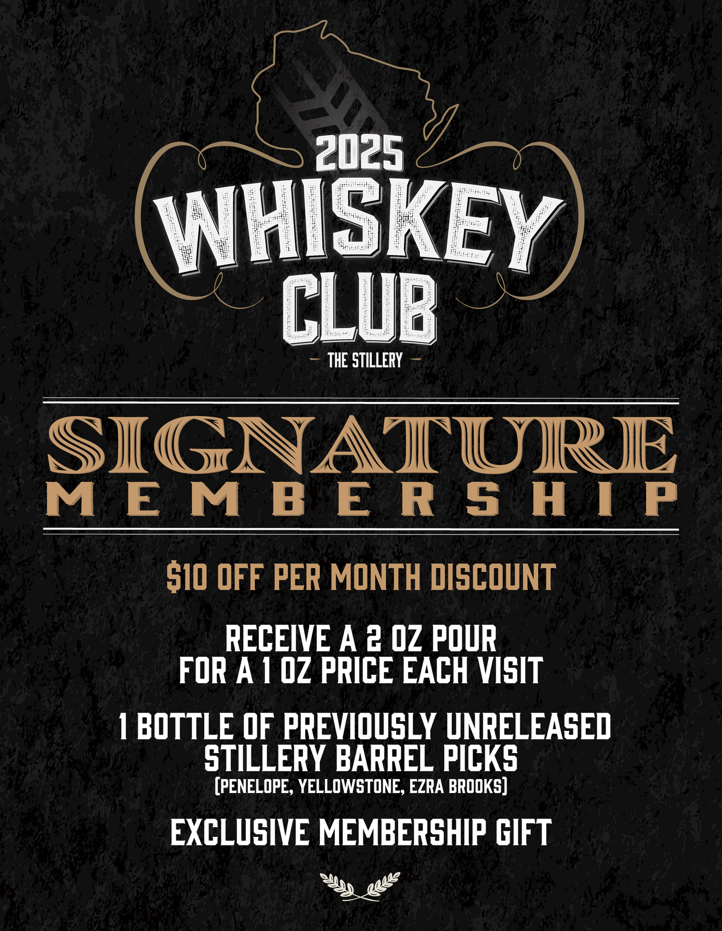 2025 Whiskey Club Membership