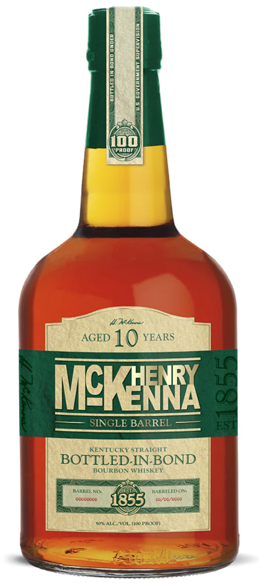 Henry McKenna 10 Year Single Barrel - Bottled in Bond - 100 proof